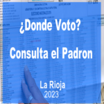 La Rioja: Consulta el Padron Electoral