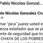 Chaya de los Pobre – le reclaman a Pica Juarez pagar el servicio de seguridad