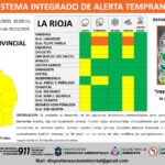 Alerta naranja y amarilla por tormentas severas, lluvia y vientos en La Rioja