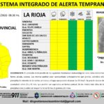 Se emitió alerta amarilla para el territorio provincial