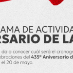 Cronograma oficial por el 435° aniversario de La Rioja