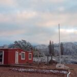 Oeste Riojano: Las Cuevas amaneció cubierta de nieve