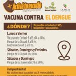 Salud: Convocan a completar el esquema de vacunación contra el dengue en La Rioja