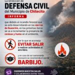 Chilecito: Defensa Civil advierte por la presencia de humo y cenizas debido al incendio en Guanchín