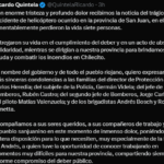 Profundo pesar en La Rioja por la tragedia aérea que enluta a San Juan