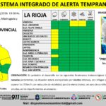 Alerta amarilla por lluvias, nevadas y vientos en La Rioja