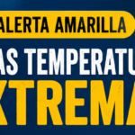 Emiten alerta amarilla por temperaturas extremas en seis departamentos
