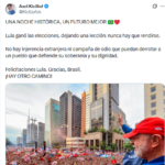 Axel Kicillof celebró el triunfo de Lula y afirmó: “¡Hay otro camino!”